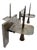 Brutalist Bronze Triple Candlestick by Manfred Bergmeister, 1970s For Sale