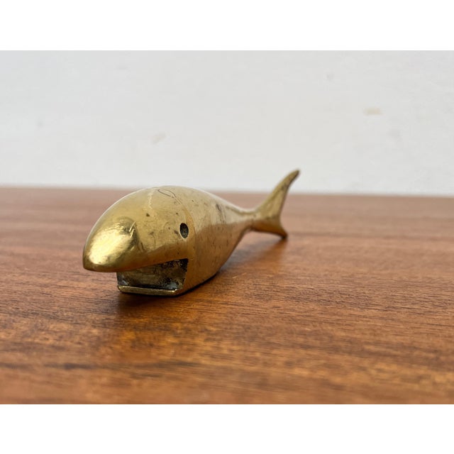 Mid-Century Fish Bottle Opener in Brass, 1960s For Sale - Image 9 of 14