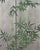 Japanese Showa Four Panel Screen Bamboo in Misty Landscape For Sale - Image 9 of 18