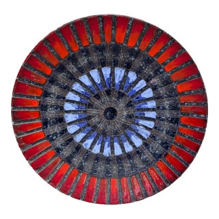 Mid-Century Modern Majolica Platter by Fratelli Fanciullacci For Sale