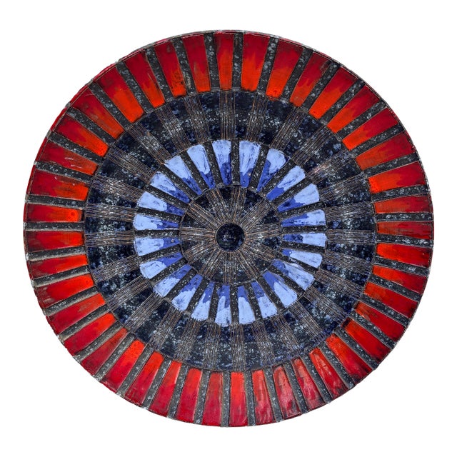 Mid-Century Modern Majolica Platter by Fratelli Fanciullacci For Sale