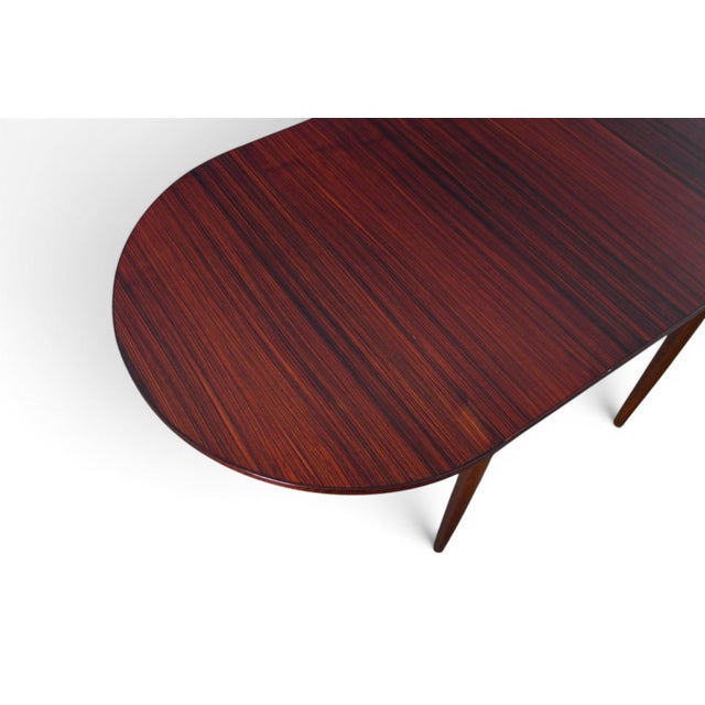 Danish Modern Rosewood Drop Leaf Dining Table, 1960s For Sale - Image 10 of 10