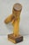Late 20th Century Vintage Mid Century Modern 19" Male Nude Abstract Solid Carved Wood Sculpture For Sale - Image 5 of 16