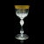 1920s Pair of Antique Art Deco French Glass Celebratory Port Glasses For Sale - Image 11 of 13