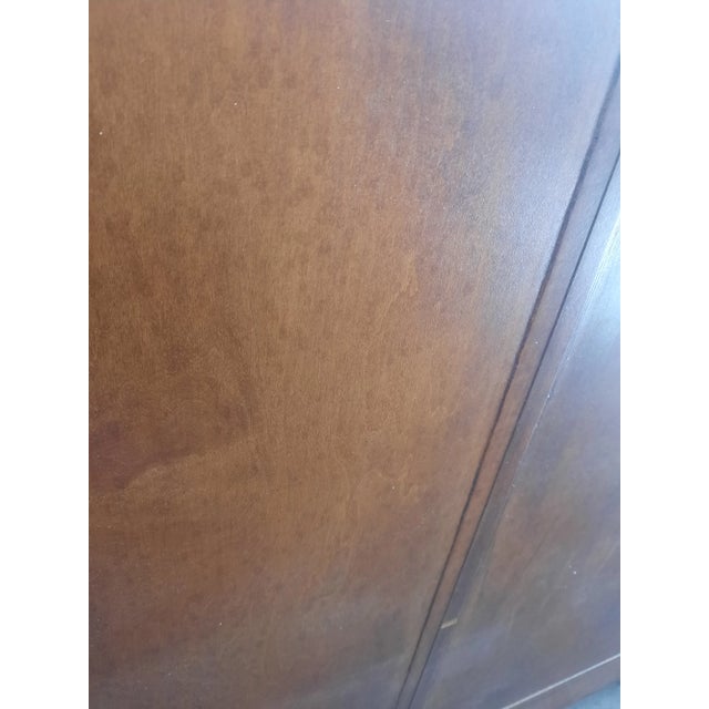 Brown Marble Top Long Sideboard For Sale - Image 8 of 13