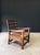 Brown Rustic Oak & Rush Armchair, France, 1930s For Sale - Image 8 of 18