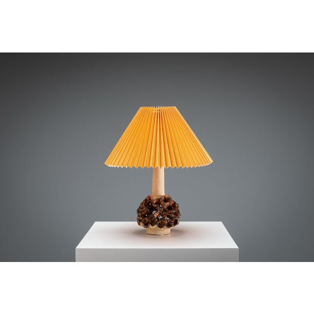 Ceramic Decorated Table Lamp, 1960s For Sale - Image 11 of 11