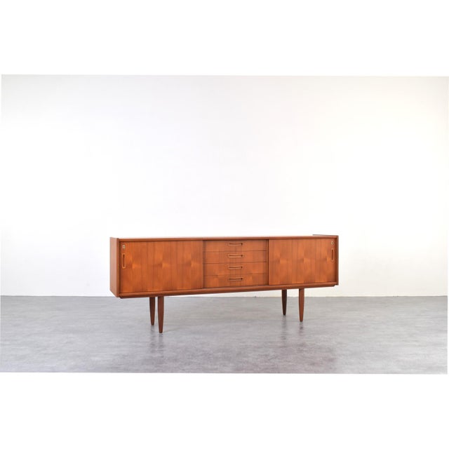 Mid-Century Modern Danish Teak Sideboard, 1960s For Sale - Image 4 of 18