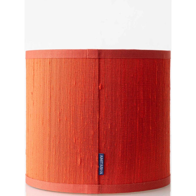 Imari Red Blue Gold Ceramic Table Lamps with Silk Shades from Royal Delft, 1970s, Set of 2 For Sale - Image 10 of 18