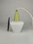 Metal Mid-Century Pendant Lamp with Opal Glass Shade, 1950s For Sale - Image 7 of 8