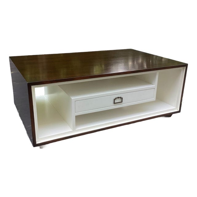 Moore Councill Coffee Table With Lower Display Shelves For Sale