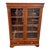 Vintage Solid Wood 2 Door Bookcase For Sale