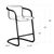 Metal Regina Andrew Axl Leather Counter Stool, Distressed Whiskey - Set of 2 For Sale - Image 7 of 8