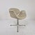 Mid-Century Modern Mid-Century Modern Ivory Leather Little Tulip Chairs by Pierre Paulin for Artifort For Sale - Image 3 of 12