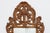 Wood Louis XV Style Carved Giltwood Mirror with Floral Crest, France, 1700s For Sale - Image 7 of 11
