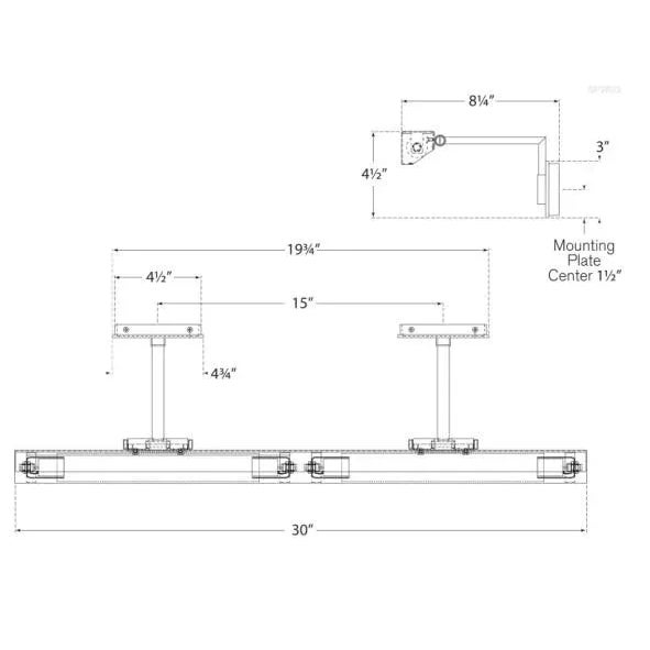 J. Randall Powers for Visual Comfort Signature McClain 30" Hardwired