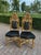 1900 Italian Baroque Rococo Gilded Beech Black Velvet Chairs - Set of 7 For Sale - Image 14 of 18
