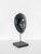 Roger capron (1922 - 2006) mask no. 2 france, circa 1960 glazed ceramic h: 24 cm / w: 16 cm / d: 7 cm base: 32.5 cm x 12...