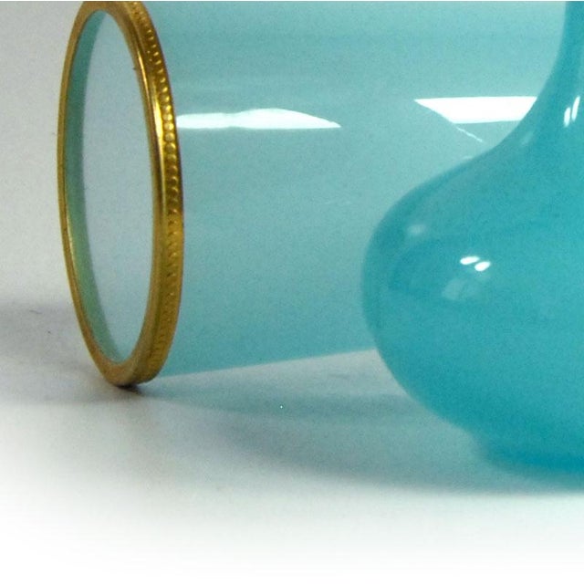 Glass Opaline Glass Vases from Nason, 1960s, Set of 2 For Sale - Image 7 of 9