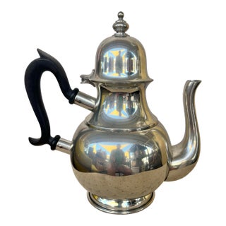 Vintage Pewter Old Annapolis Tea Pot by Kirk Stieff For Sale