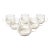 MCM Glass Mugs in Plastic Holders - Set of 6 - Made in Germany For Sale