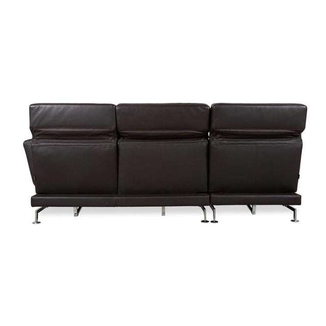 Moule Leather Corner Sofa from Brühl For Sale - Image 17 of 18