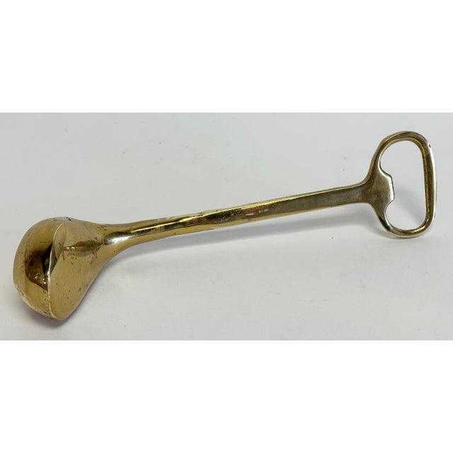 Vintage solid brass golf club bottle opener. Club could be used to break up ice or as a muddler. A whimsical addition for...
