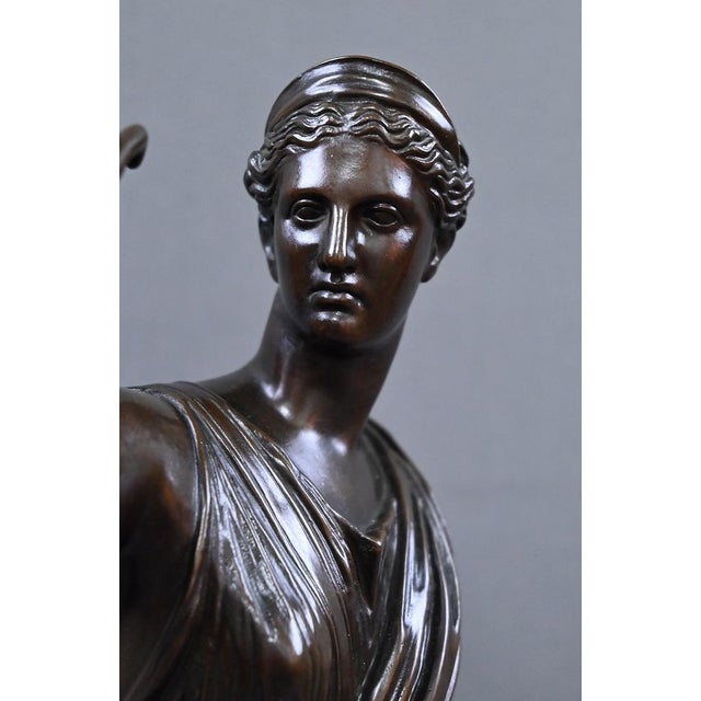 After Leochares, Diana the Huntress, Late 19th Century, Bronze For Sale - Image 9 of 18