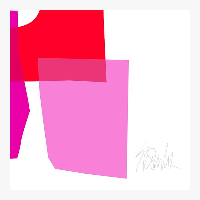 Not Yet Made - Made To Order Pink and Chocolate Fine Art Print 32" X 42" by Liz Roache For Sale - Image 5 of 6