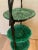 Vintage English Wrought Iron Serving Stand with Majolica plates. The stand, also referred to as an "English biscuit stand"...
