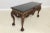 1990s Maitland Smith Georgian Mahogany Marble Top Console Table For Sale - Image 5 of 11