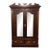 Antique English Wardrobe, Armoire, Mirrored Closet Armoire For Sale