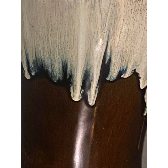 Chinese Pair of Ombre Flambé Glazed Chinese Porcelain Vases Circa 1940s For Sale - Image 3 of 7