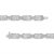 14K White Gold 10 5/8 Cttw Diamond Panel Link Bracelet - 7" Inches For Sale - Image 4 of 6