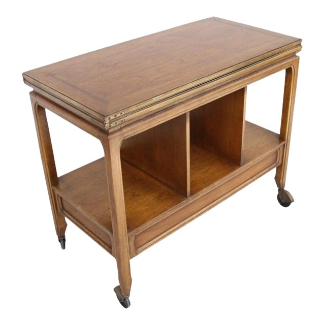 Mid 20th Century Thomasville Expandable Bar Cart Server For Sale