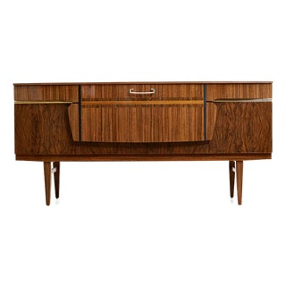 1960s Mid Century Melamine Bar Credenza by Beautility For Sale