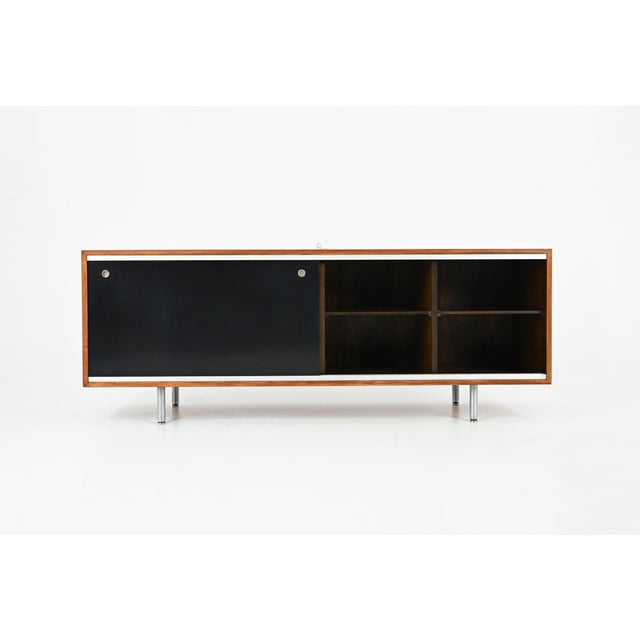Black Sideboard attributed to George Nelson for Herman Miller, 1970s For Sale - Image 8 of 13
