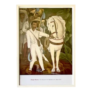 2011 Diego Rivera Metropolitan Museum Show Poster