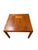 Beautiful, clean lines Danish mid-century modern patchwork side table.