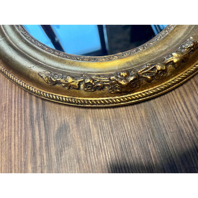 Art Nouveau Gold Leaf Wall Mirror, 1920s For Sale - Image 4 of 7