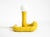 1970s Pop Art Yellow Table Lamp with Plastic Tubing by Wavin, 1970s For Sale - Image 5 of 18