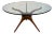 Vladimir Kagan Inspired Sculpted Walnut Dining Table by Organic Modernism For Sale