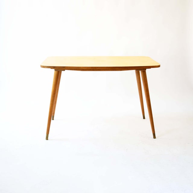 Mid-Century Modern Mid-Century Modern Dining Set with Formica Table and Four Chairs, 1950s, Set of 5 For Sale - Image 3 of 18