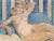Lantoine Fernand - Reclining Nude Woman - Oil Painting - 1900's For Sale