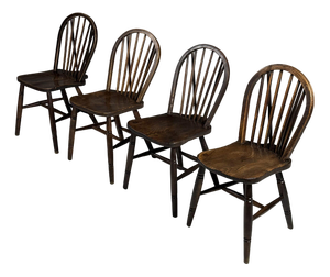 Windsor Dining Chairs, Set of 4