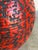 Ceramic Large Red and Black Ceramic Floor Vase Mid-Century Modern For Sale - Image 7 of 10