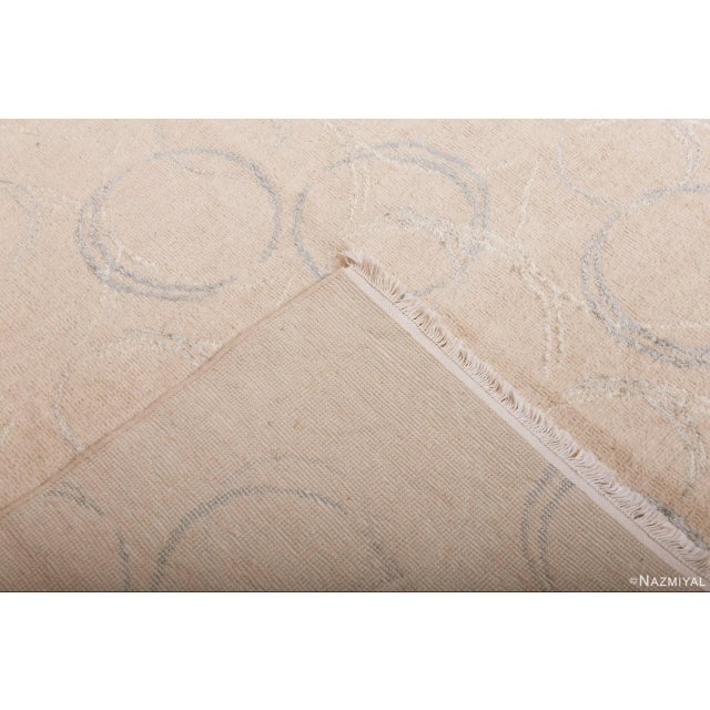 Textile Nazmiyal Collection Modern Contemporary Silk and Wool Rug For Sale - Image 7 of 7