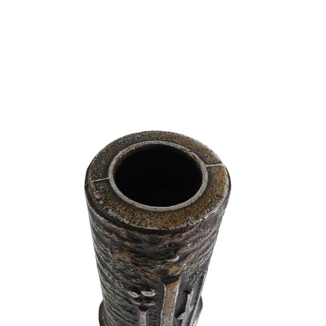 1970s Brutalist Stainless Steel Vase by Olav Joff for Polaris/Figgjo, 1970s For Sale - Image 5 of 7