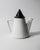 Vintage Postmodern Triangular Black and White Ceramic Coffee or Tea Pot, 1980s For Sale - Image 11 of 11