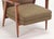 Olive Pair of Walnut Open Arm Chairs, C. 1950 For Sale - Image 8 of 8